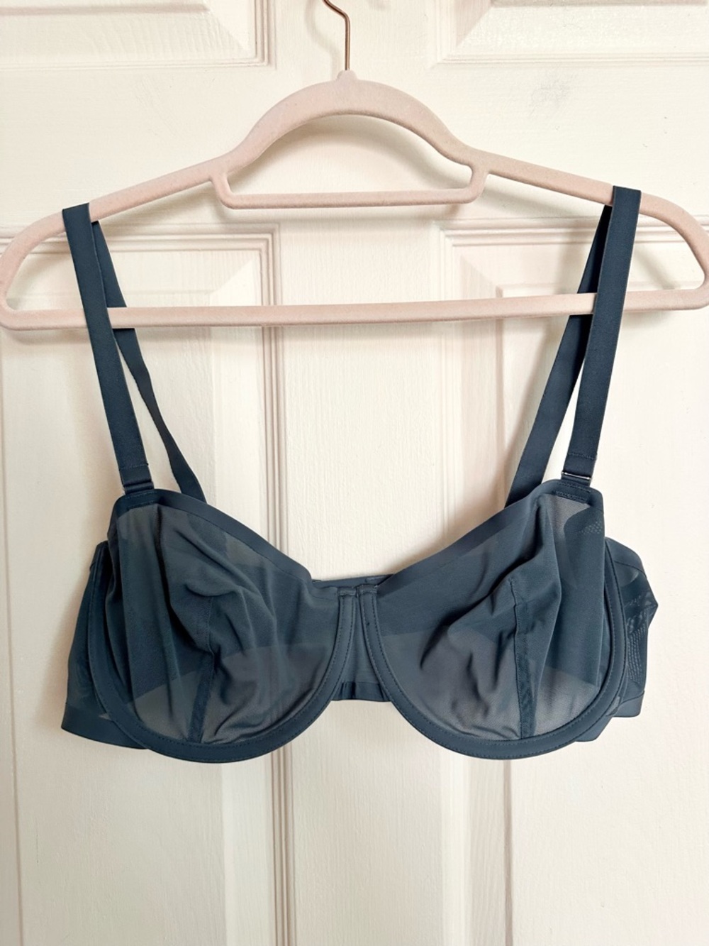 Grey cuup balconette bra